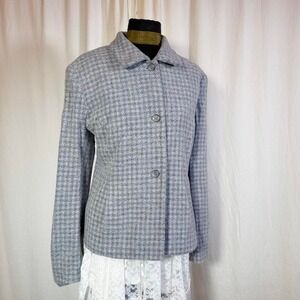 Jones New York Blue Gray Wool Blend Jacket – Women's L/XL